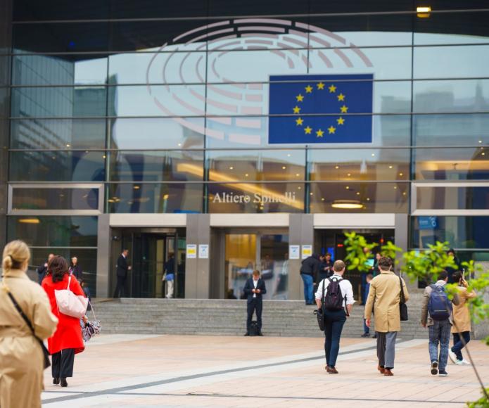 European parliament in Brussels