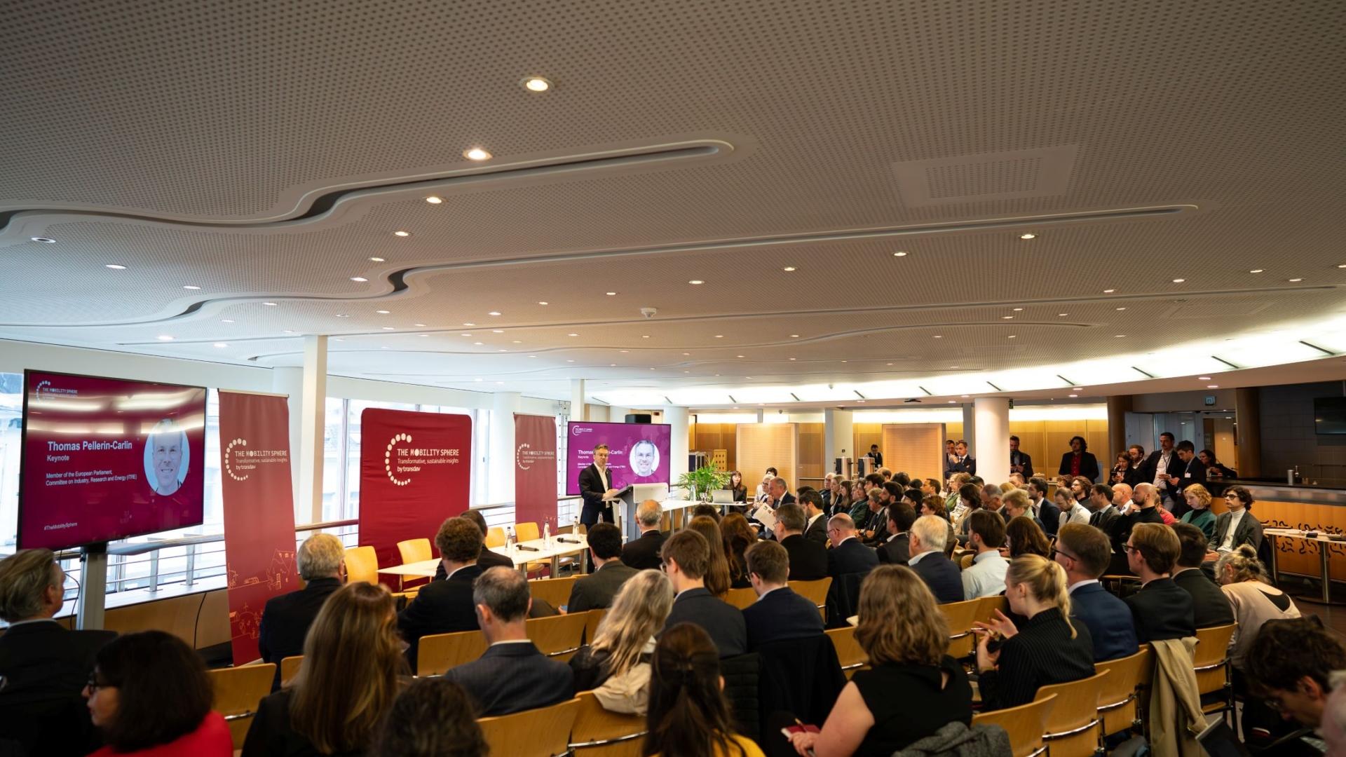 European Parliament in Brussels (3) Room of The Mobility Sphere Conference