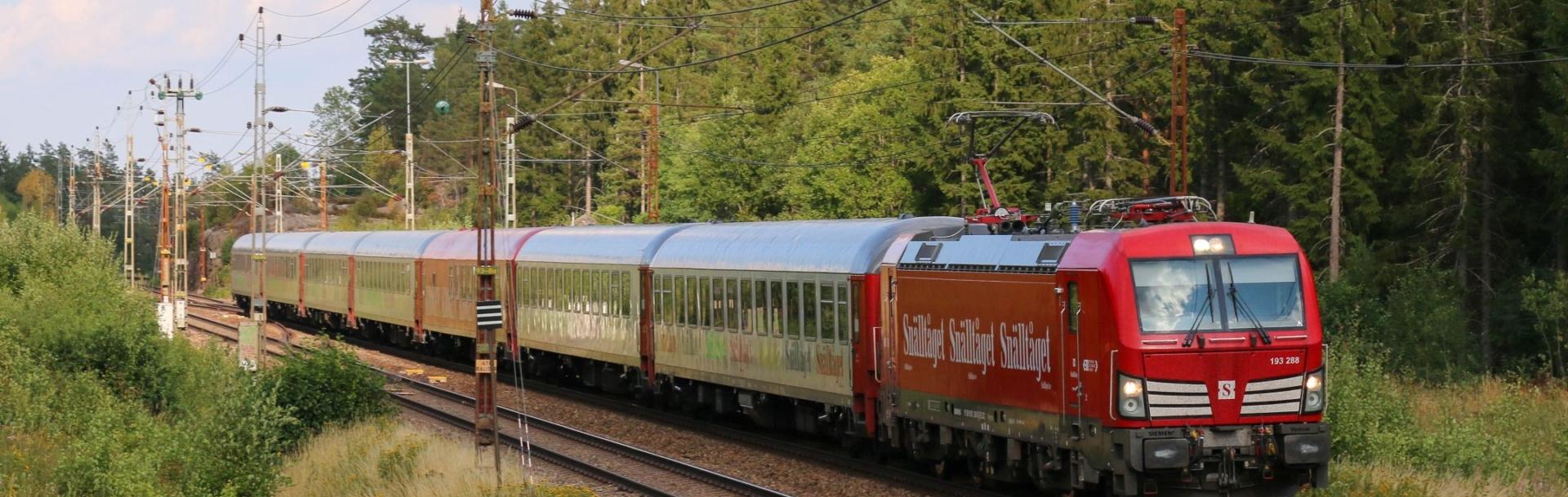 Train Snälltåget Malmö - Oslo