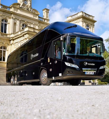 Transdev black coach