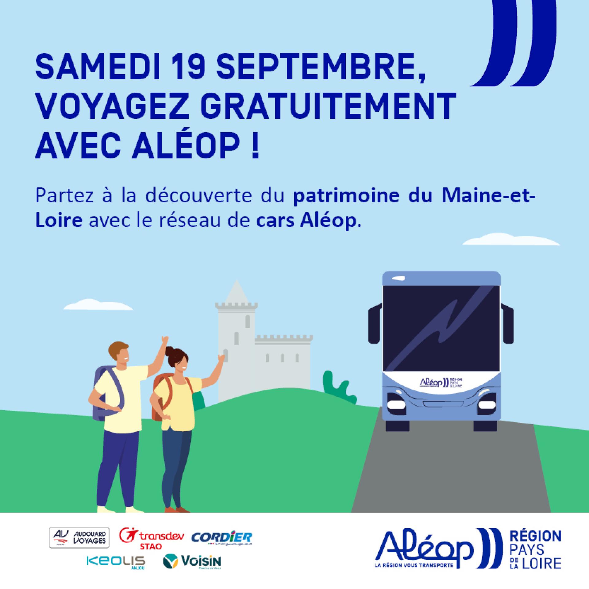 Voyagez gratuitement en car le samedi 19 septembre