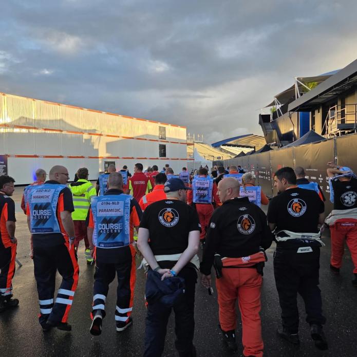 Our Witte Kruis teams at Zandvoort Grand Prix in The Netherlands