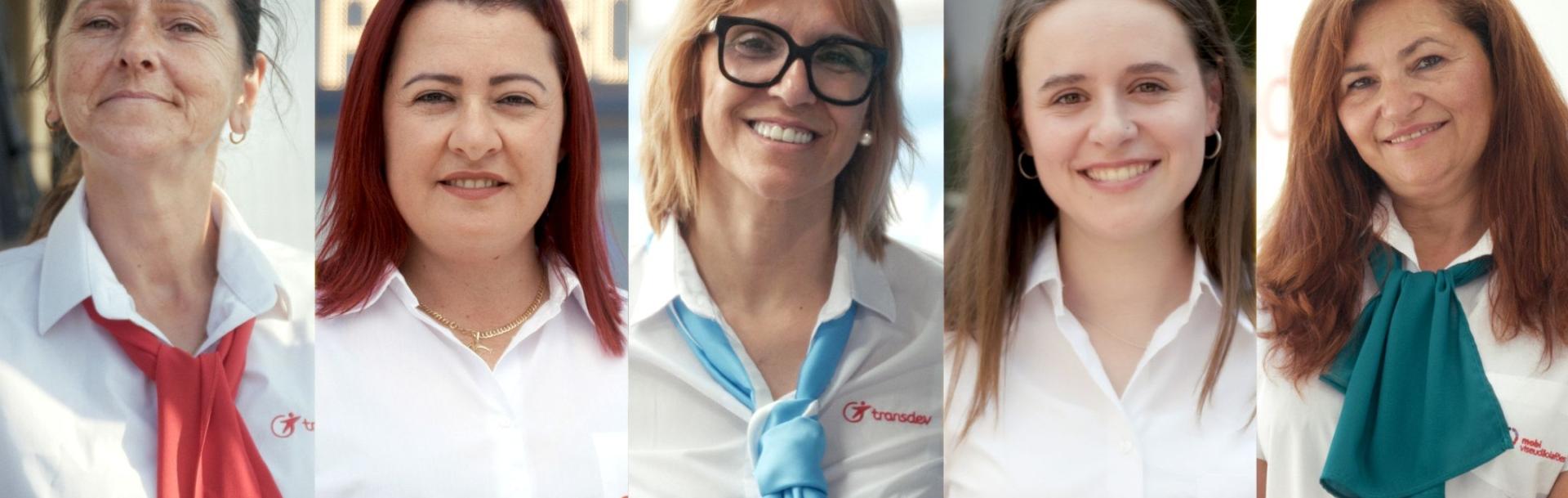 Visuels de la campagne « Mulheres ao Volante » Transdev Portugal
