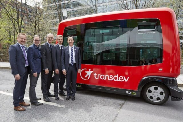 Transdev, mobilité, personnes, navette, autonome