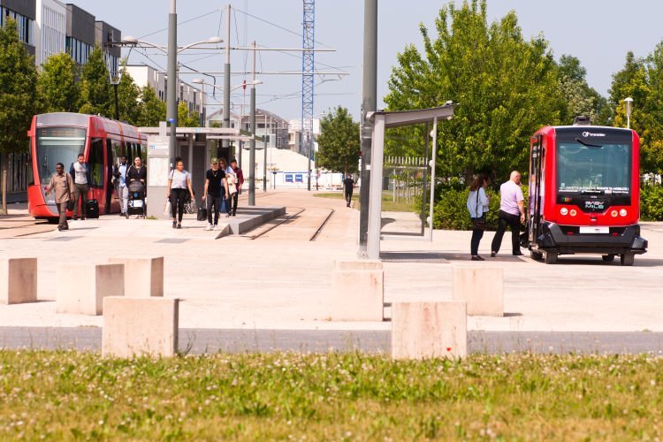 navette autonome, transdev, CITURA, SNCF, EDF, mobilité