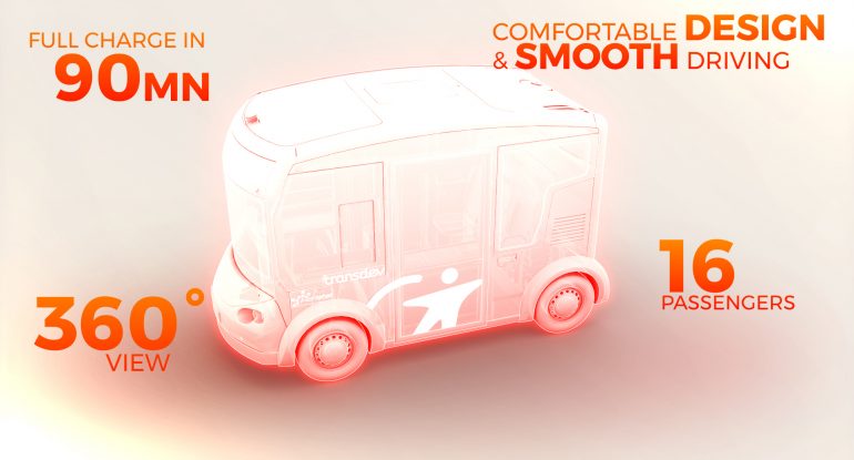 i-Cristal, navette autonome, électrique, transdev, mobilité