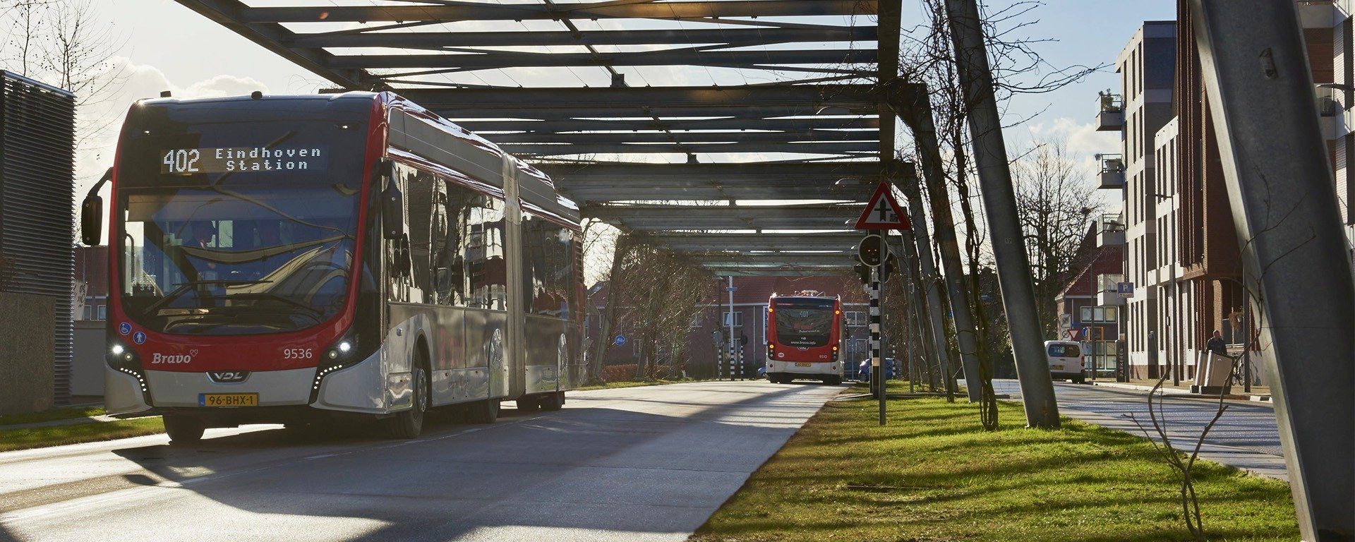 Bus hybride Eindhoven Pays-Bas