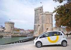Transdev La Rochelle Yélomobile véhicule voiture électrique Auto-partage Proxiway