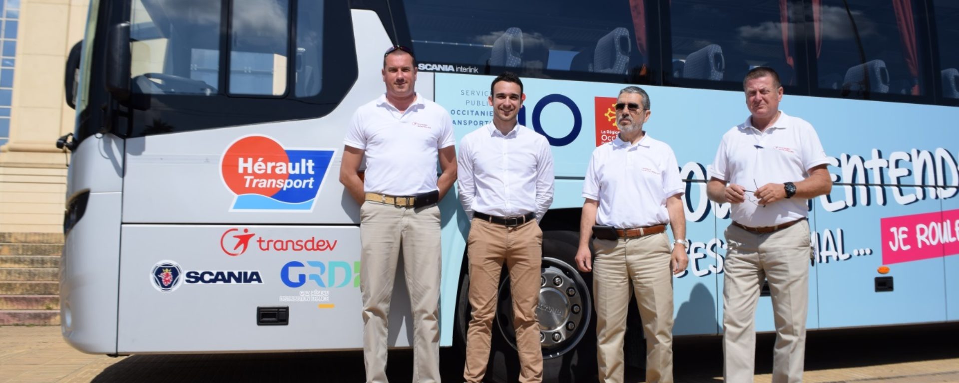 Transdev réseau interurbain Hérault transport Lio mobility company voyageurs transports commun publics