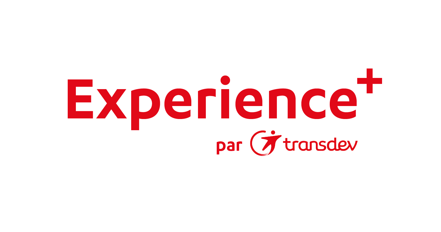 Transdev experience+ relation clients voyageurs transports publics logo
