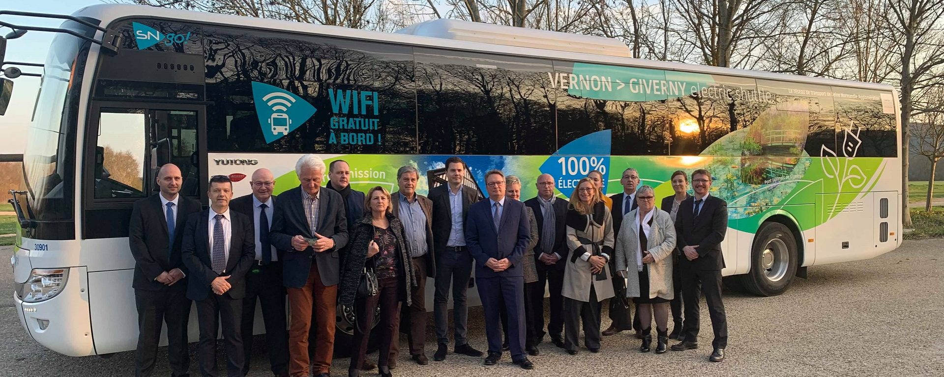 Transdev Val de seine Normandie vernon giverny car électrique transport voyageurs touristique