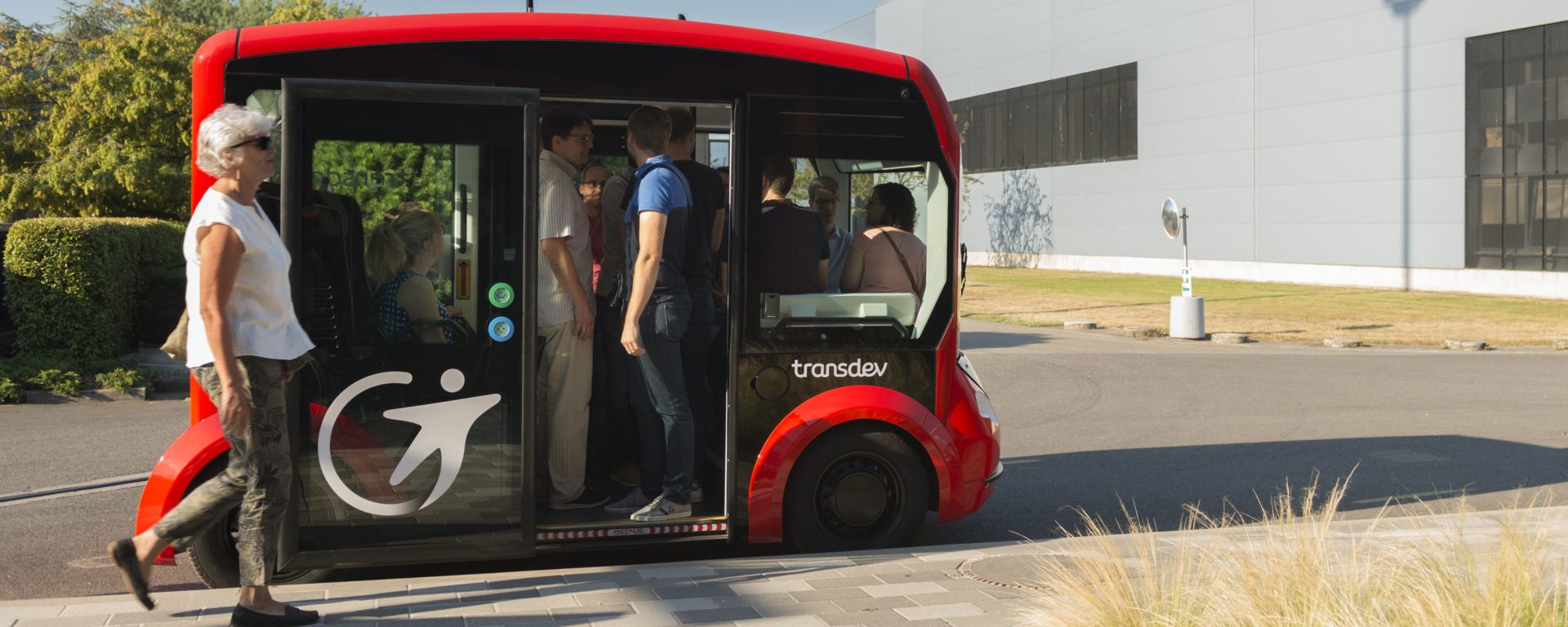 Navette autonome électrique i-Cristal Transdev Lohr