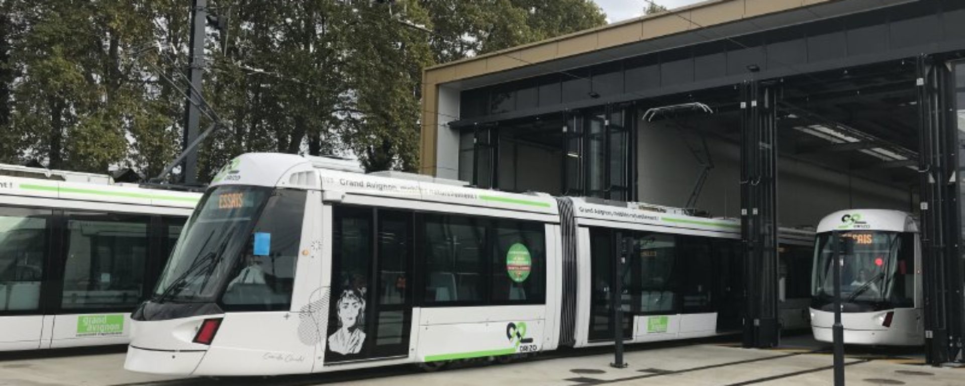 Inauguration tramway avignon