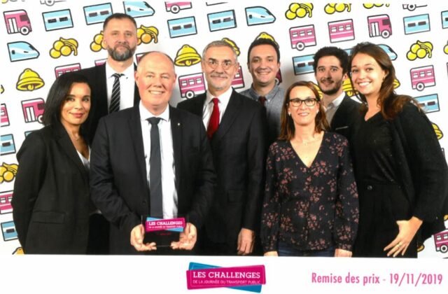 trophée de la meilleure campagne de communication dans le cadre des challenges de la journée du transport public