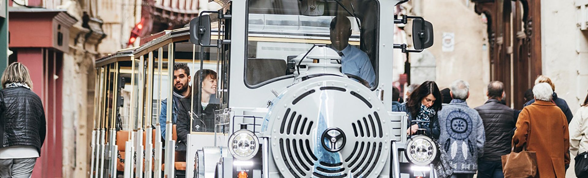 Petit train électrique de la ville de Rouen