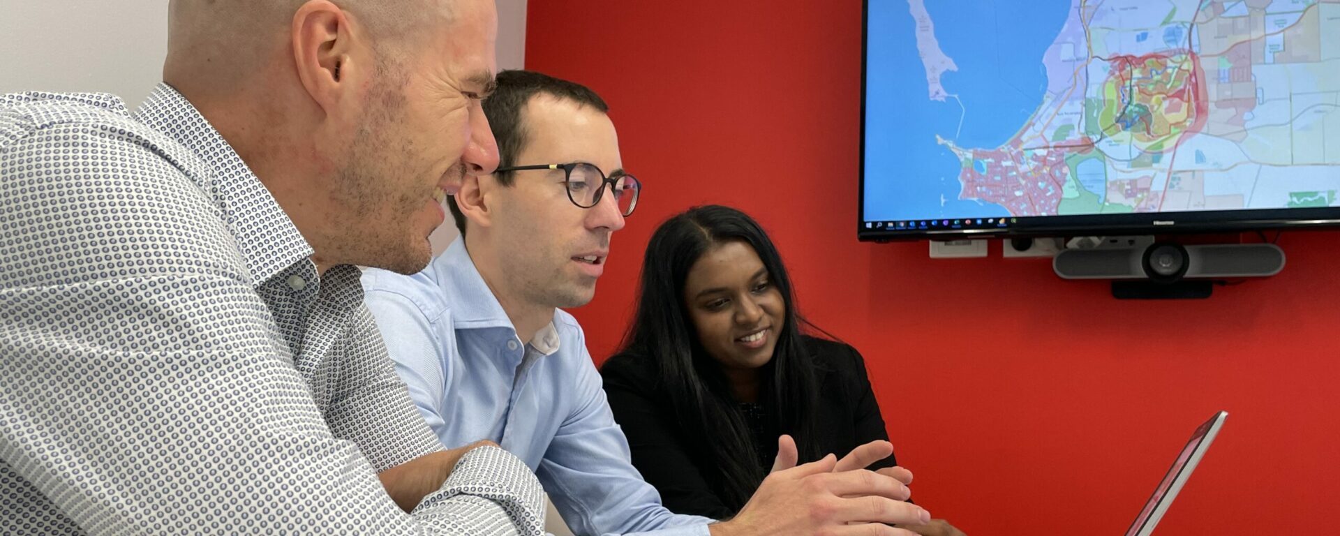 Daniel, Shilpa, and Thibault