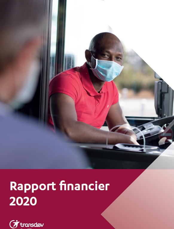 Rapport financier 2020 avec conducteur masqué