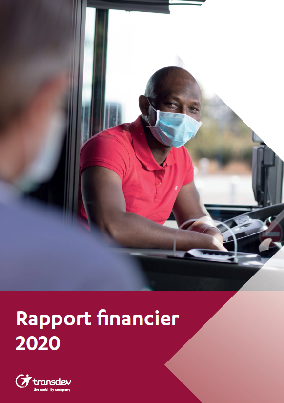 Rapport financier 2020 avec conducteur masqué