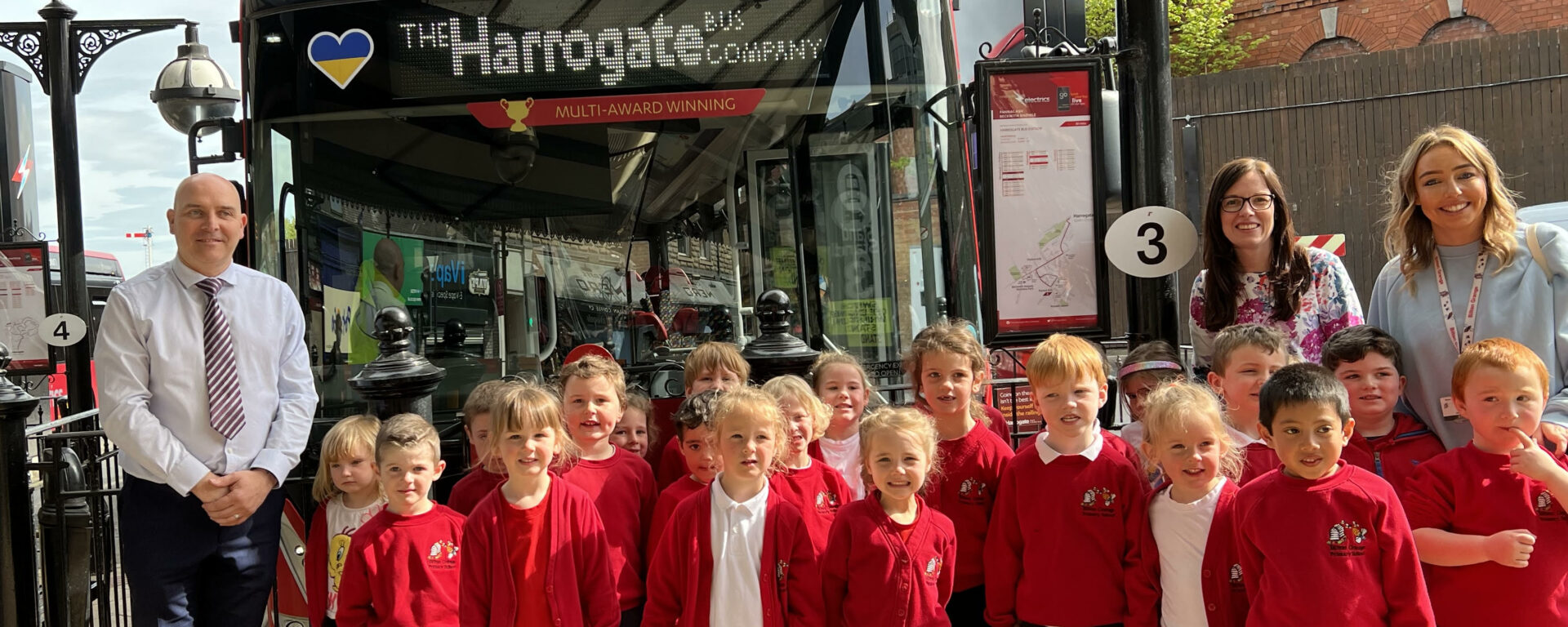 Transdev bus in Harrogate teams up with Bilton Grange Primary School