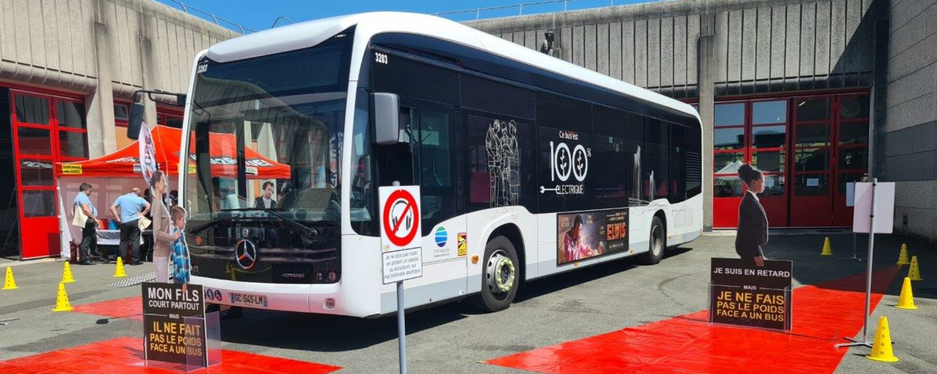 Bus pendant Safety Day Rouen