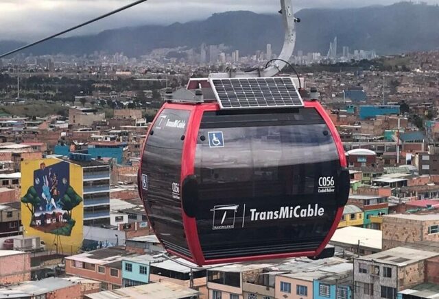 Transmicable cable car in Colombia