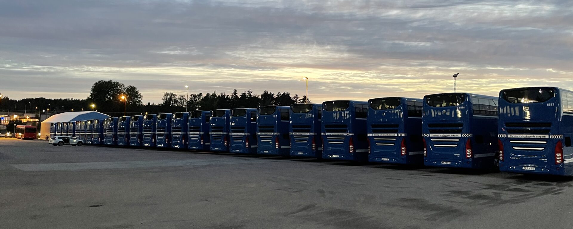 Transdev bus in Norrtälje Sweden