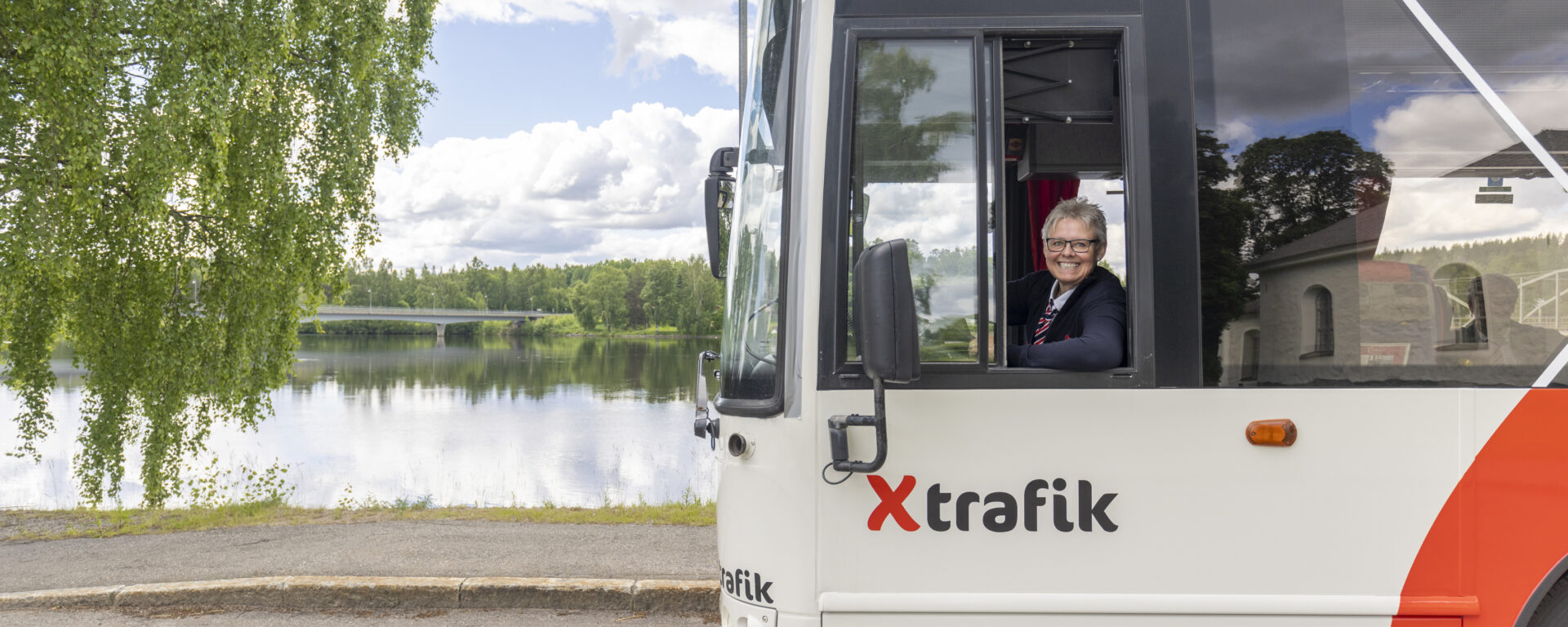 Bus X-trafik in the Region Gävleborg.