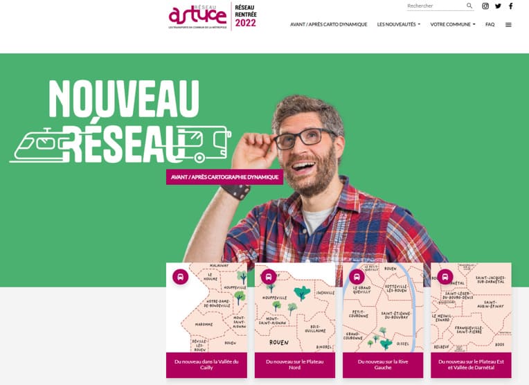 Campagne de communication réseau Astuce Rouen
