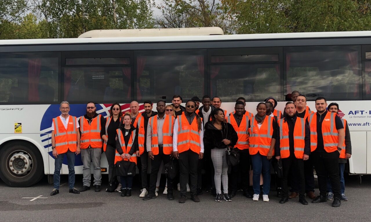 59 futurs conducteurs nouvellement recrutés par les réseaux de Transdev Ile-de-France