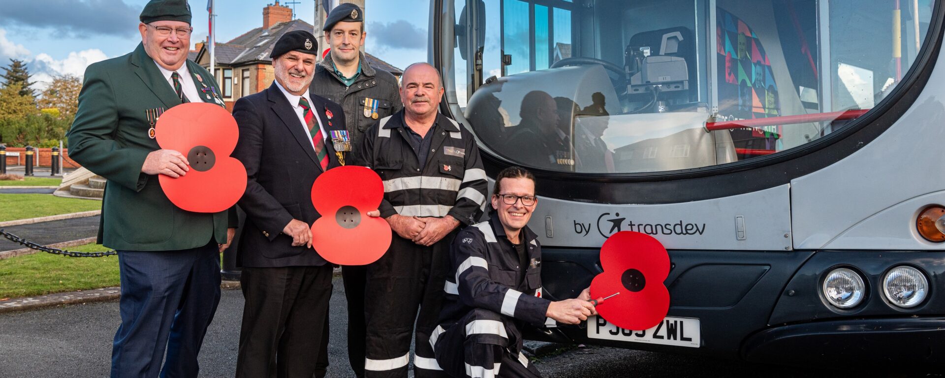 Transdev UK’s moving act of remembrance pays tribute to the fallen