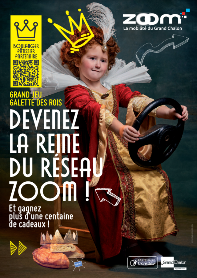 Affiche du jeu concours Devenez la Reine du réseau Zoom