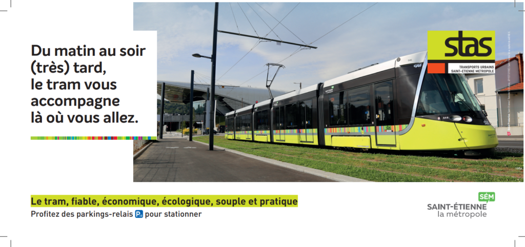 Affiche campagne tramways STAS