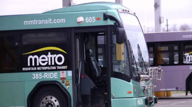 Mountain Metropolitan Transit Bus in Colorado Springs