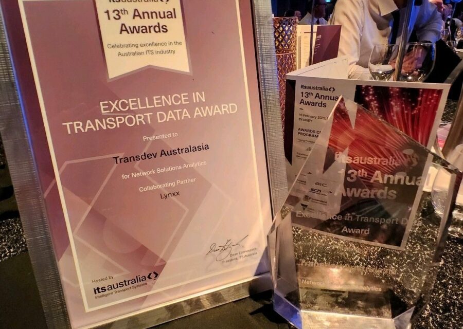 Excellence in Transport Data award
