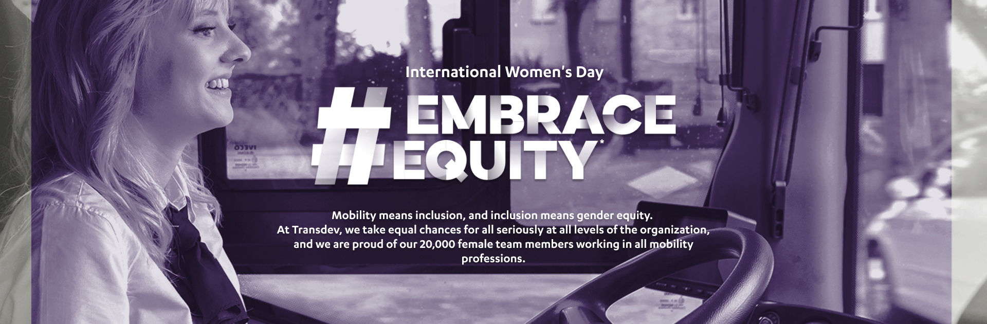 Header campagne journée de la femme EN