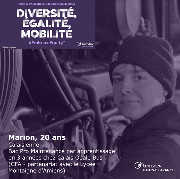 Marion, collaboratrice Transdev Hauts de France