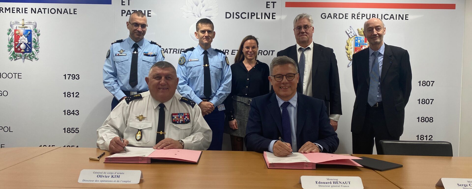 signé une convention de partenariat avec la Direction Générale de la Gendarmerie Nationale (DGGN)