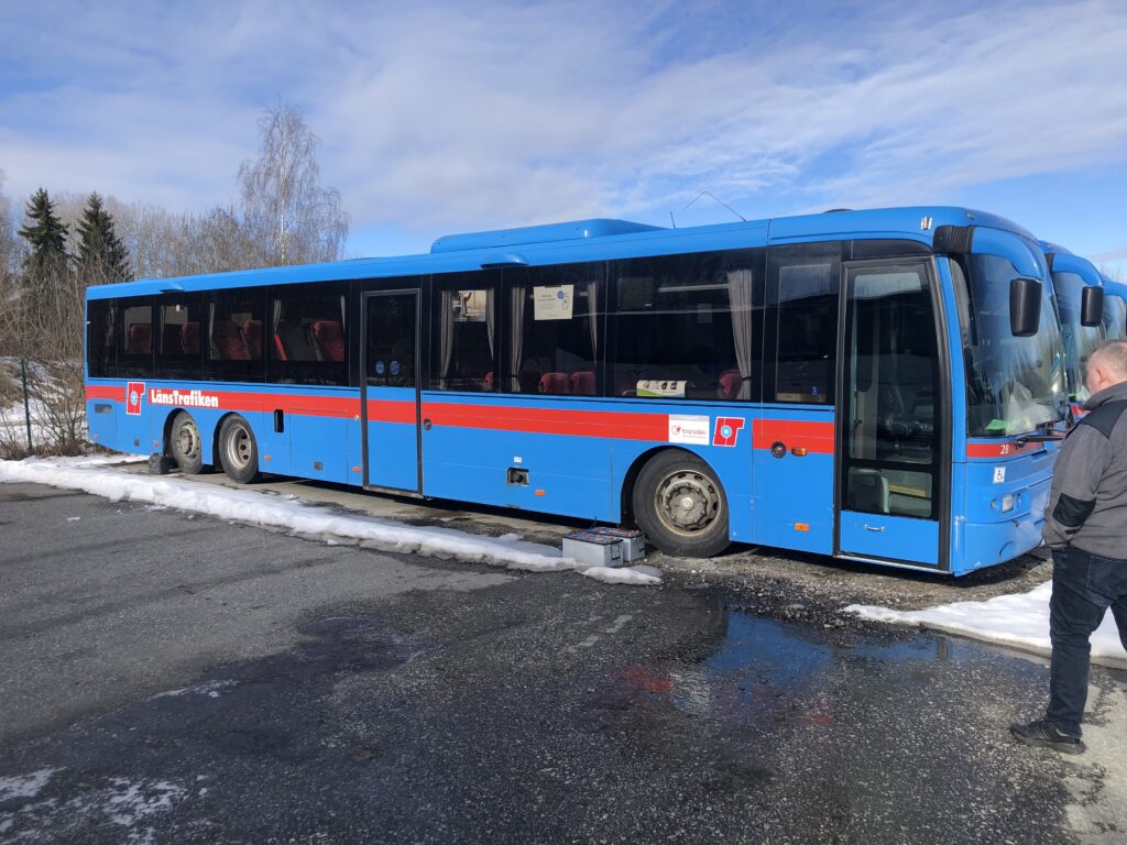 Transdev Sweden blue buses to Ukraine