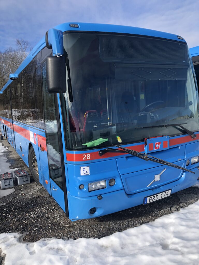 Transdev Sweden blue buses to Ukraine