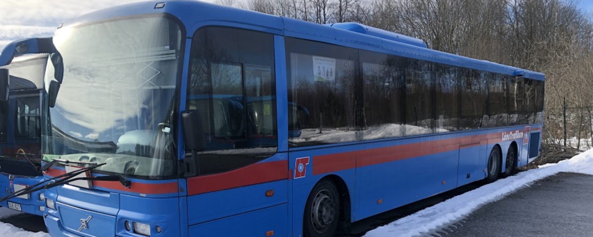 Transdev Sweden blue buses to Ukraine
