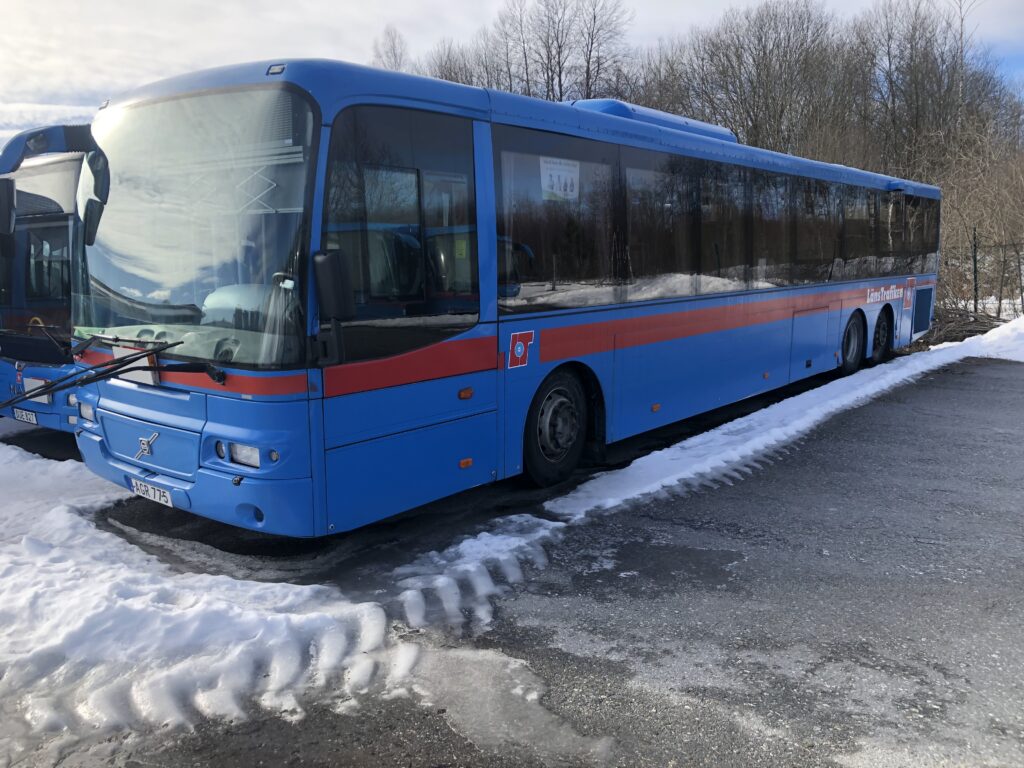 Transdev Sweden blue buses to Ukraine