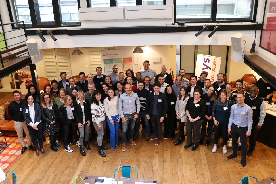 Photo de groupe des participants aux Trans’days pour la 1ère session 2023