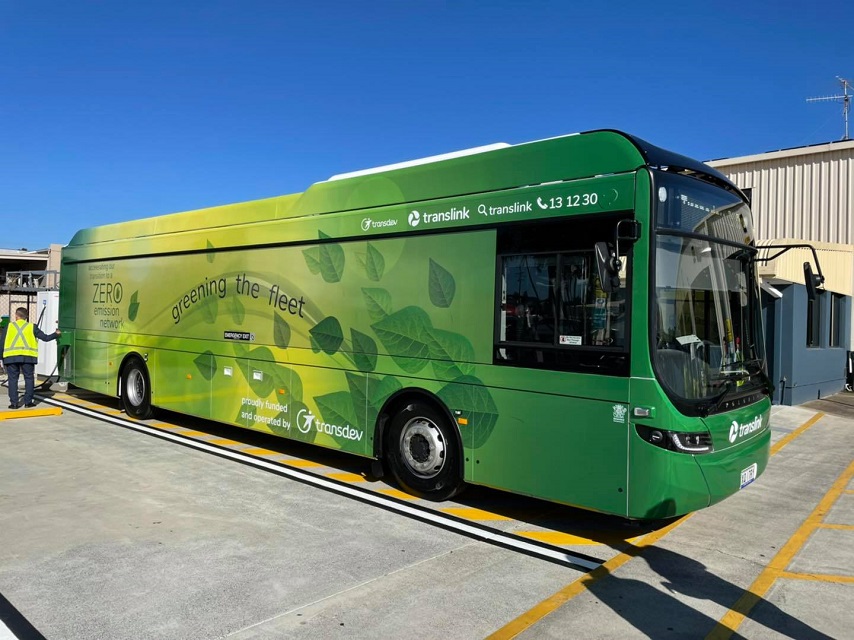 Transdev Queensland renewable-powered electric buses Capalaba