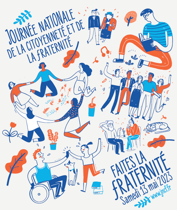 Affiche Journée Nationale Citoyenneté et Fraternité 2023