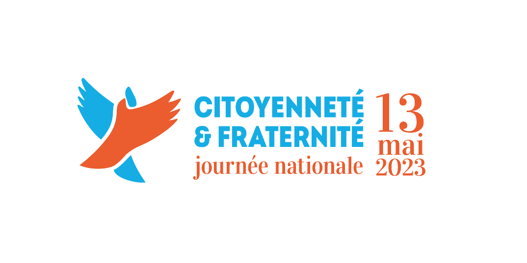 Logo Journée Nationale Citoyenneté et Fraternité 2023