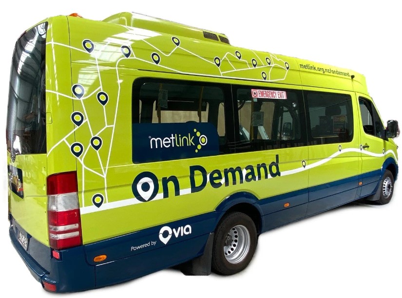 Metlink on demand bus