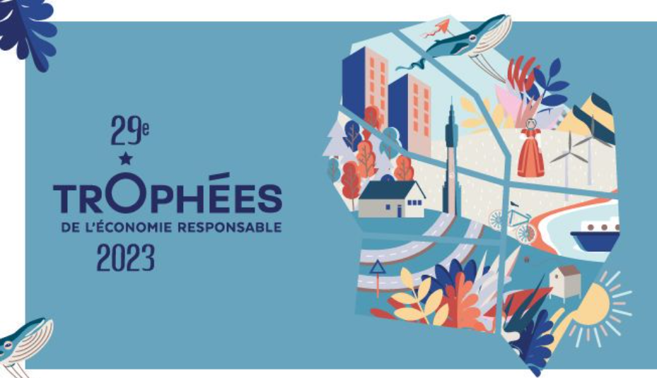 Affiche des Trophée de l'économie responsable