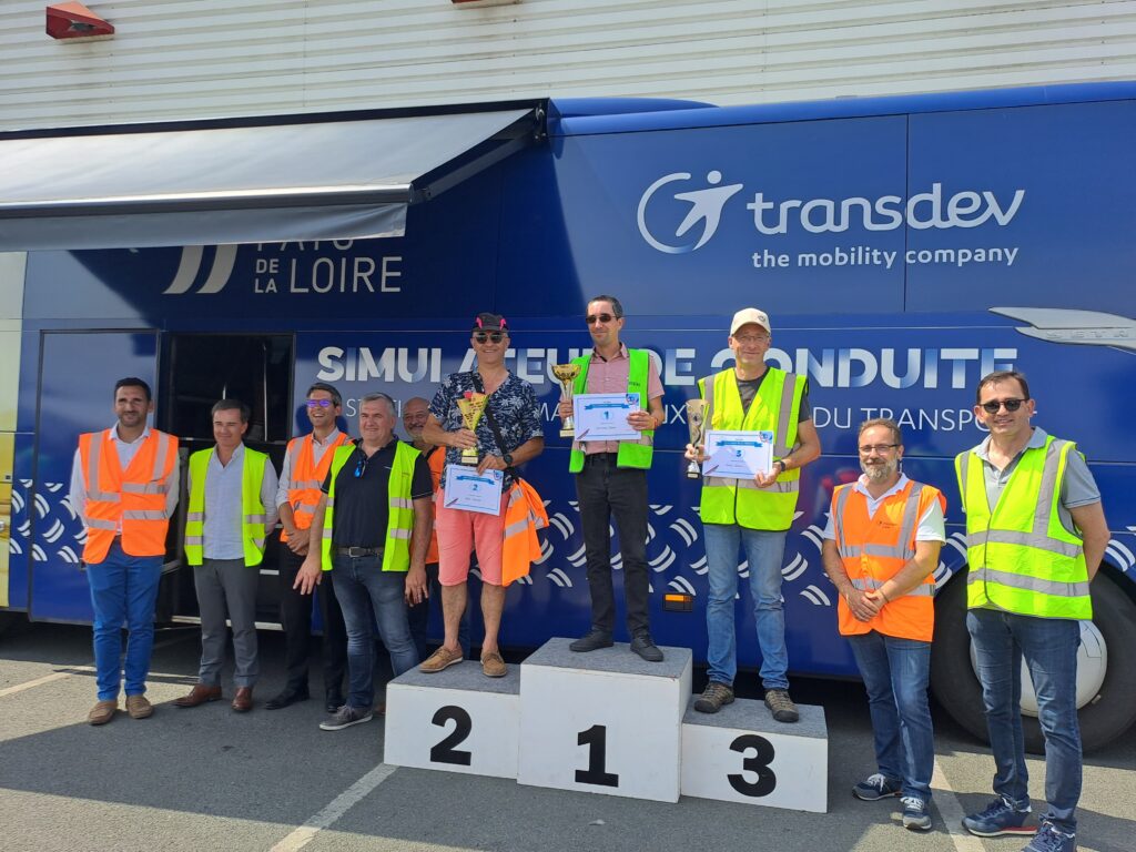 Podium du challenge de la conduite dans les Pays de la Loire