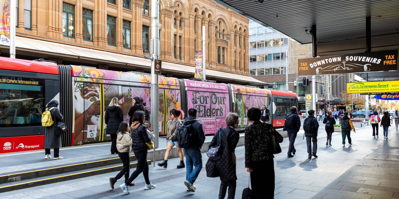 Naidoc week tram