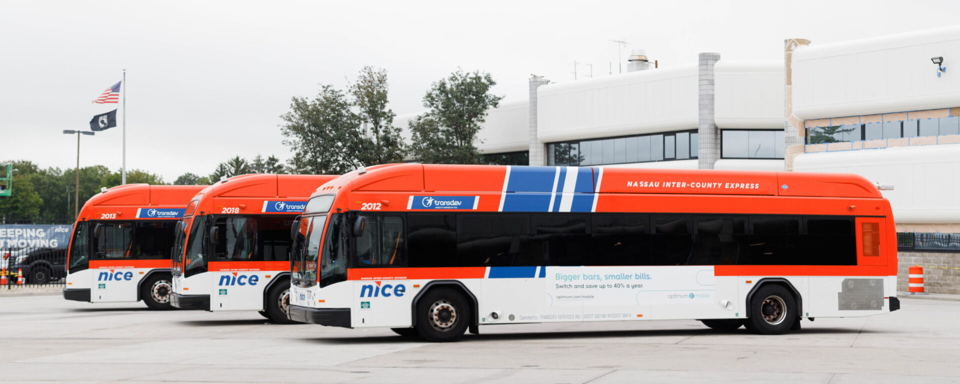 TransDev Nassau County Express NICE Bus